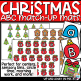 Christmas ABC Match-up Mats (Sensory Bin Mats)