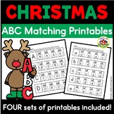 Christmas ABC Matching Printables