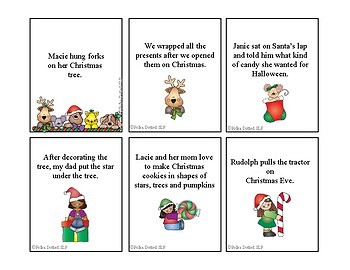 Christmas Absurd Sentences for Speech/Language by The Polka Dotted SLP