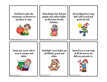 Christmas Absurd Sentences for Speech/Language by The Polka Dotted SLP