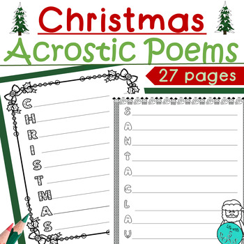 Tree Acrostic Teaching Resources | TPT