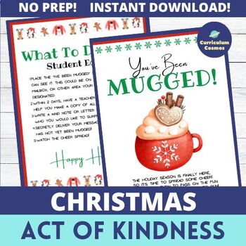 Preview of Christmas Act of Kindness Activity for Teachers, Staff, and Students