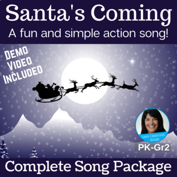 Preview of Santa Song and Dance Package - Holiday Program Song with Boomwhackers Play Along