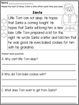 1st Grade Christmas Activities ~ Christmas Activities for First Grade