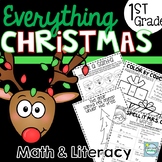 Christmas Activities 1st Grade NO PREP ~ Christmas Math an