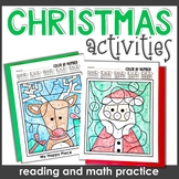 Christmas Activities - No-Prep Christmas Worksheets for Ki