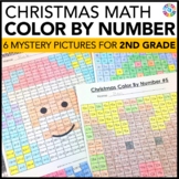 2nd Grade Christmas Math Activities Worksheets Craft Color
