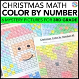 3rd Grade Christmas Math Activities Worksheets Craft Color