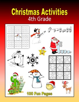 Christmas Activities (4th Grade) by The Gifted Writer | TpT