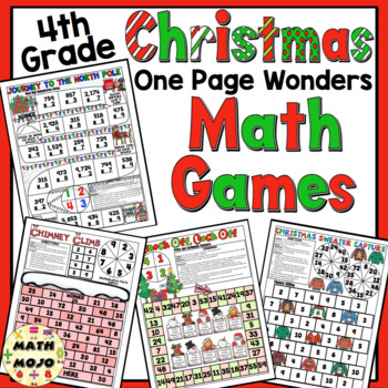 Christmas Activities 4th Grade Christmas Math Games and Centers by Math ...