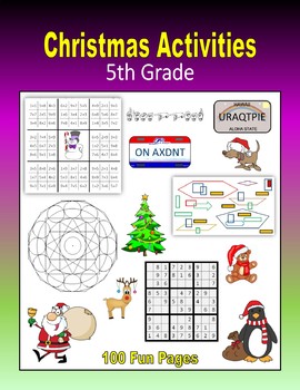 Christmas Activities (5th Grade) by The Gifted Writer | TpT