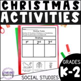 Christmas Social Studies Activities for Kindergarten & 1st