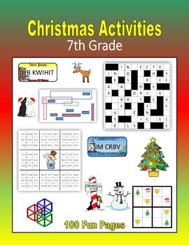 Christmas Activities (7th Grade) by The Gifted Writer | TPT