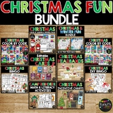 Christmas Activities BUNDLE Games | Bingo | No Prep Worksh