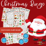 Christmas Activities Bingo Game