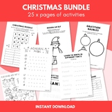 Christmas Activities Bundle | 25 pages