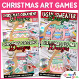 Christmas Activities Bundle: Roll a Dice Games, Art Sub Pl