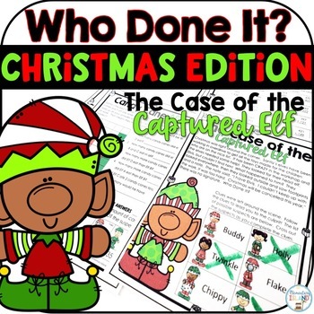 Preview of Christmas Activities Math Mystery | Crack the Code Christmas