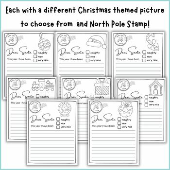Christmas Activities - Christmas Writing Activities - Letter to Santa ...