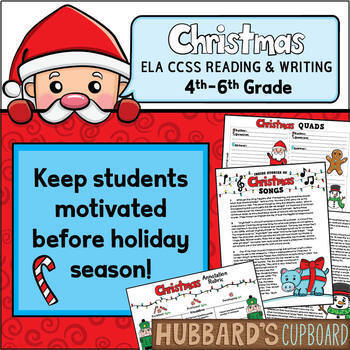 Preview of Christmas Activities / Christmas Writing / Christmas Nonfiction Reading / Trivia