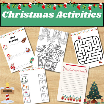 Preview of Christmas Activities, Coloring Pages, If I Had a Pet Reindeer, If I Were An Elf