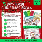 Christmas Activities & Daily Countdown Gifts Kindergarten