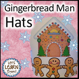 Gingerbread Man Hats & Bookmarks Activities for Christmas