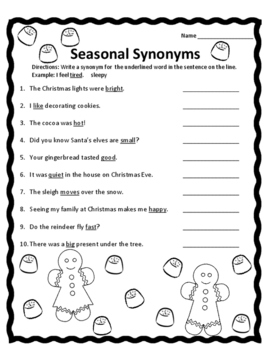 synonyms for holiday homework