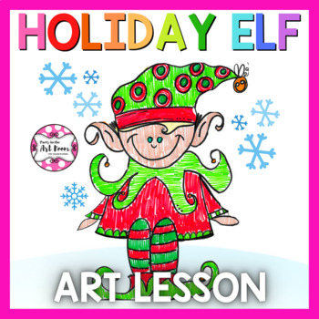 Preview of Christmas Activities: Elf Art Project, Elf Craft for Elf on a Shelf