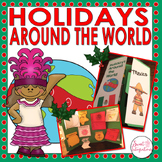 Christmas Activities - Holidays Around the World Lapbook -