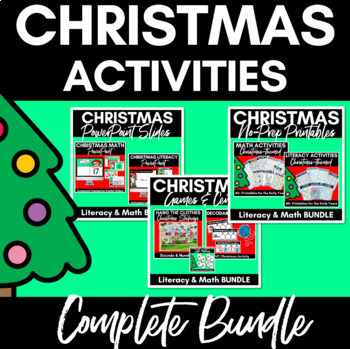 Preview of Christmas Activities Kindergarten - COMPLETE BUNDLE