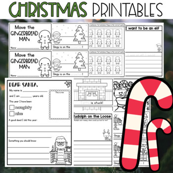 Christmas Activities, Booklets & Worksheets | Kindergarten Christmas ...