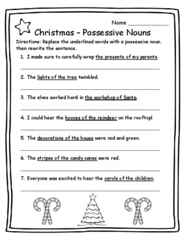Christmas Vocabulary Match Christmas Worksheets