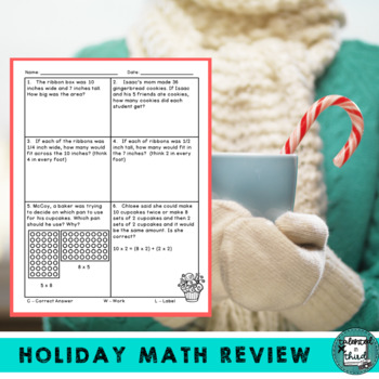 Preview of Christmas Math Activities