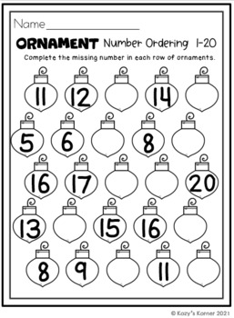 Christmas Activities - Math and Language, Kindergarten, Grade 1 | TpT