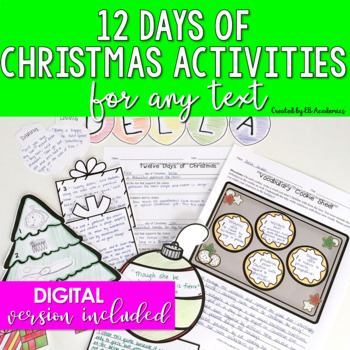 Christmas Activities Middle School & High School {12 Reading Activities}