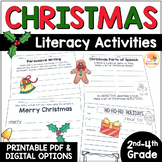 Christmas Literacy Worksheets and Activities NO PREP