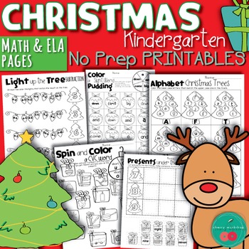 Christmas Activities for Kindergarten by Cherry Workshop | TpT