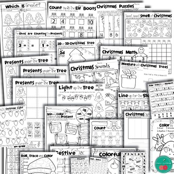 Christmas Activities for Kindergarten by Cherry Workshop | TpT