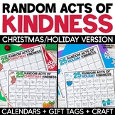 Christmas Activities Random Acts of Kindness Christmas Hol