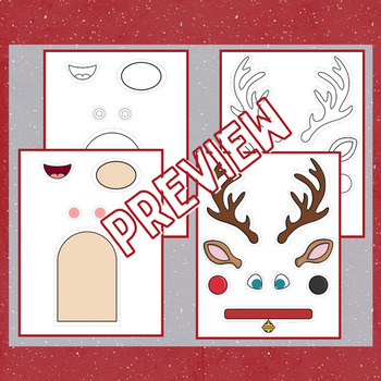 Winter & Christmas Activities - Reindeer Paper Bag Puppet Craft | TPT