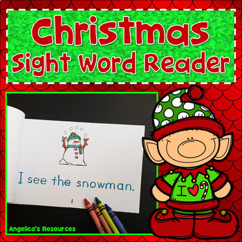 Preview of Christmas Activities Sight Word Practice Book | Coloring Pages Printable | Trace