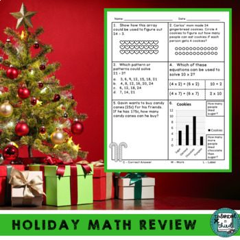 Preview of Christmas Math Activities