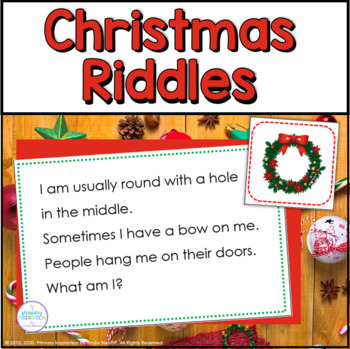 Preview of Christmas Activities - Vocabulary Riddles for Critical Listening & Comprehension