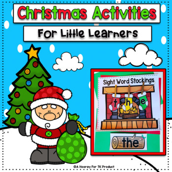 Preview of Christmas Activities and Centers for Preschool