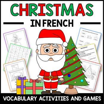 Preview of Christmas Activities and Games in French - Noël en Français | French Worksheets