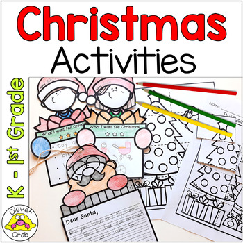 Christmas Activities and Worksheets by Clever Crab | TPT