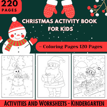 Preview of Christmas worksheets kindergarten,christmas logic puzzles,word search,math more.