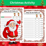 Christmas Color by Sight Word Practice Worksheets Editable