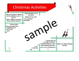 Christmas Activities, full page grid